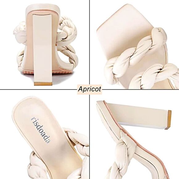 (84-2492) 🔥3/$20🔥 risdoada Women's Block Chunky Heels Sandals Sz 41 (10.5) - Picture 10 of 11